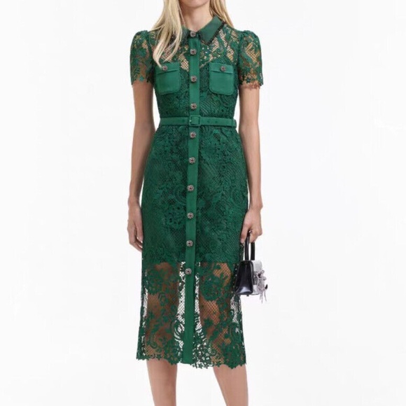 Self portrait Dresses & Skirts - Self Portrait Green Dress size US 4